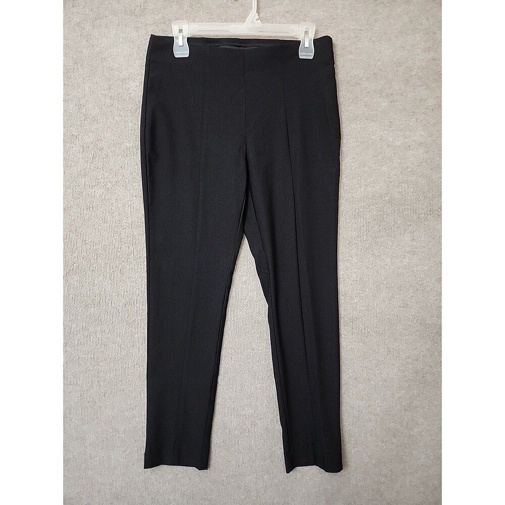 Chicos So Slimming Brigitte Ankle Pants Womens 00 US 2 Black Pull On Stretch